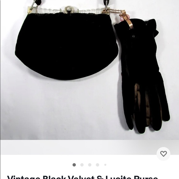 Vintage 1940's-50's Silver Tone Glove Handkerchief Clip. Rare - Picture 5 of 6